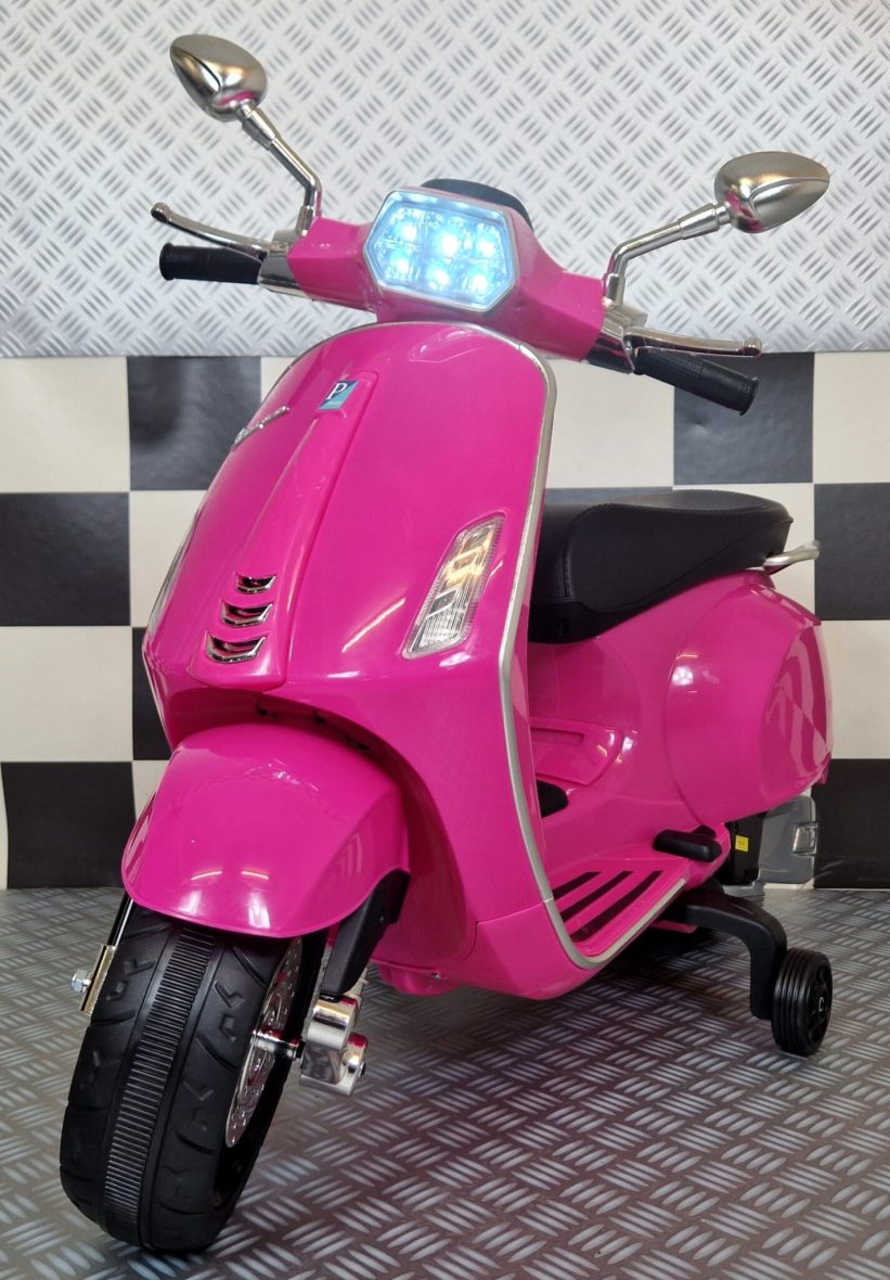 Battery Children’s Scooter Vespa Sprint 12 Volts Pink