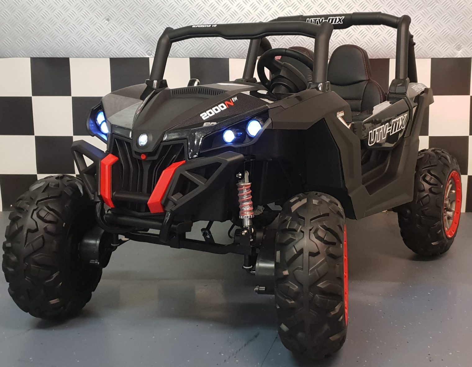Battery Child Car 2 Person Buggy 4wd 2×12 v 2.4 G Rc