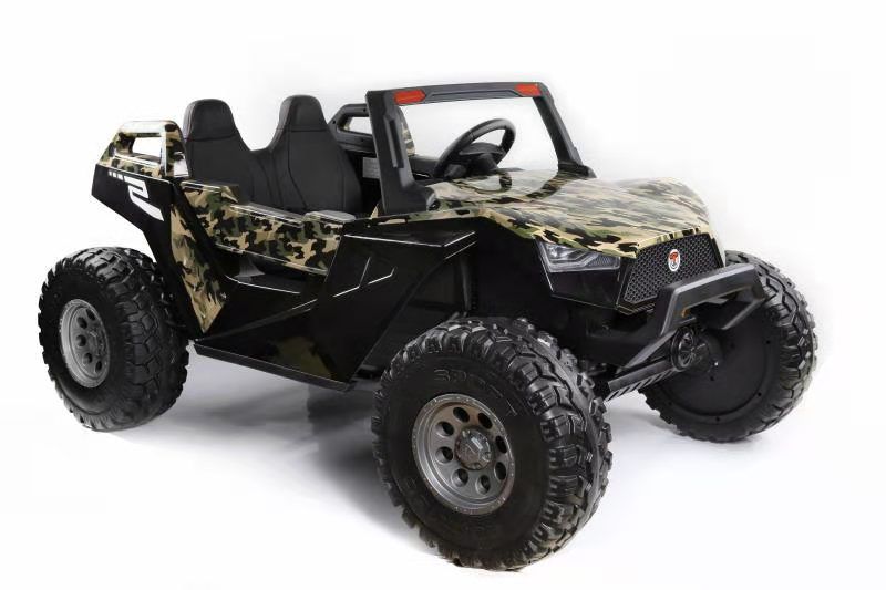 24 Volt Buggy with 4 Motors Camouflage Green