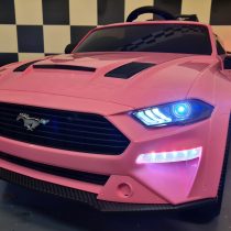 Elektrische-kinderauto-Ford-Mustang-roze