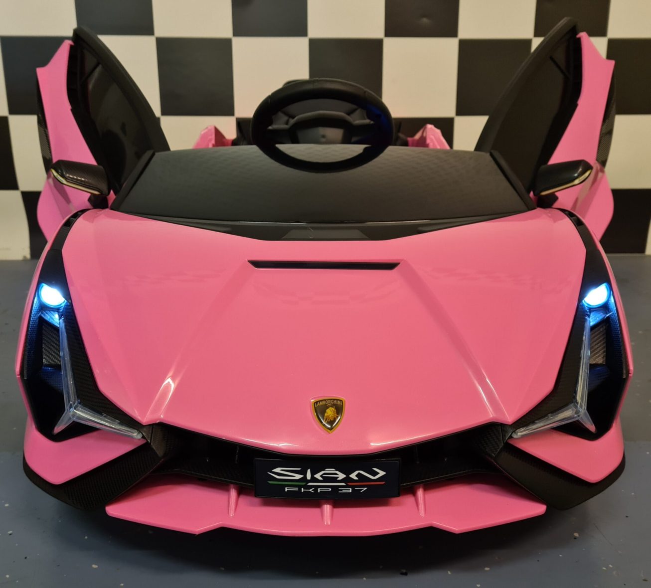 Elektrische-kinderauto-Lamborghini-Sian-roze