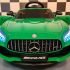Elektrische kinderauto Mercedes GTR metallic groen