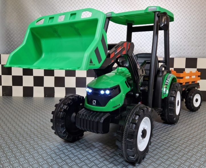 Electric Children's Tractor 6 Volts - Green