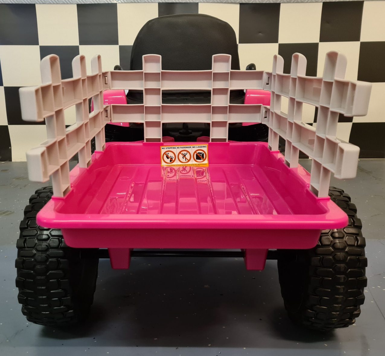 Kinder-tractor-roze