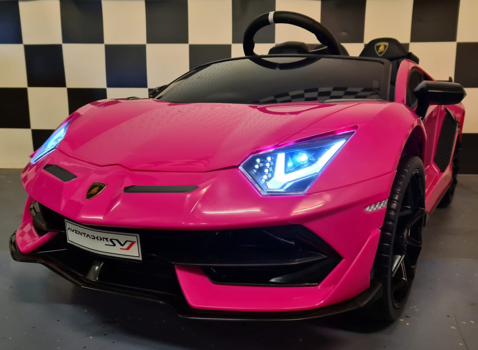 Children’s Car Lamborghini Aventador 12 Volts Pink
