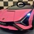 Kinderauto Lamborghini Sian roze