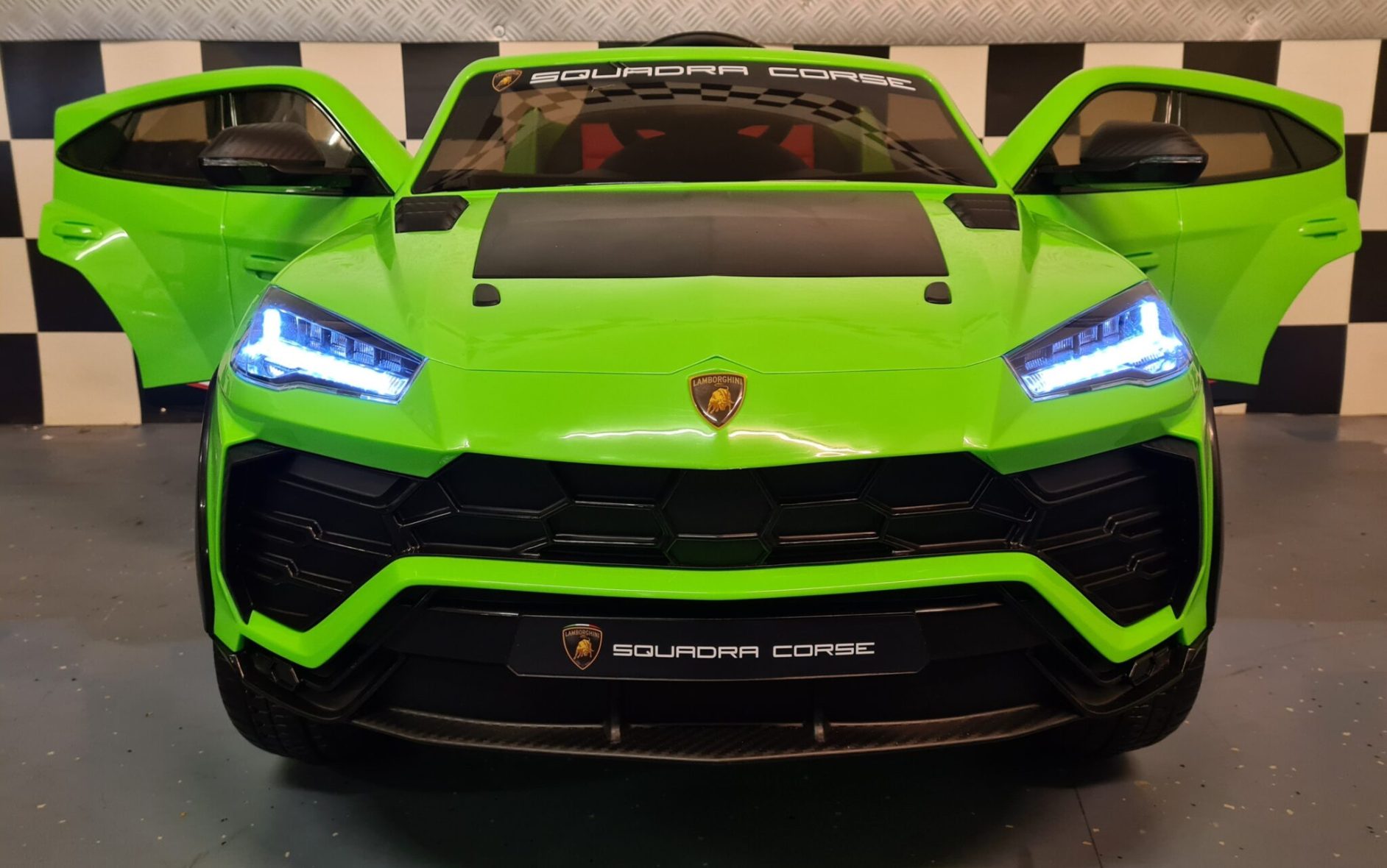 Lamborghini-Urus-groen-kinderauto
