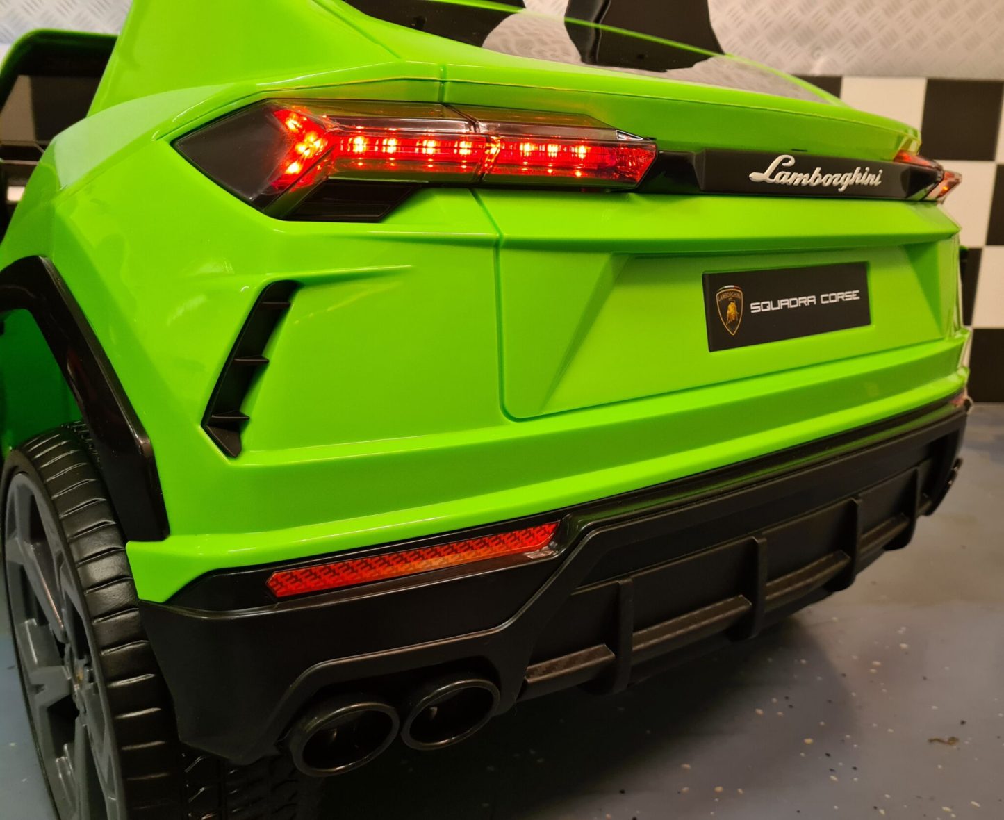 Lamborghini-groen-kinderauto