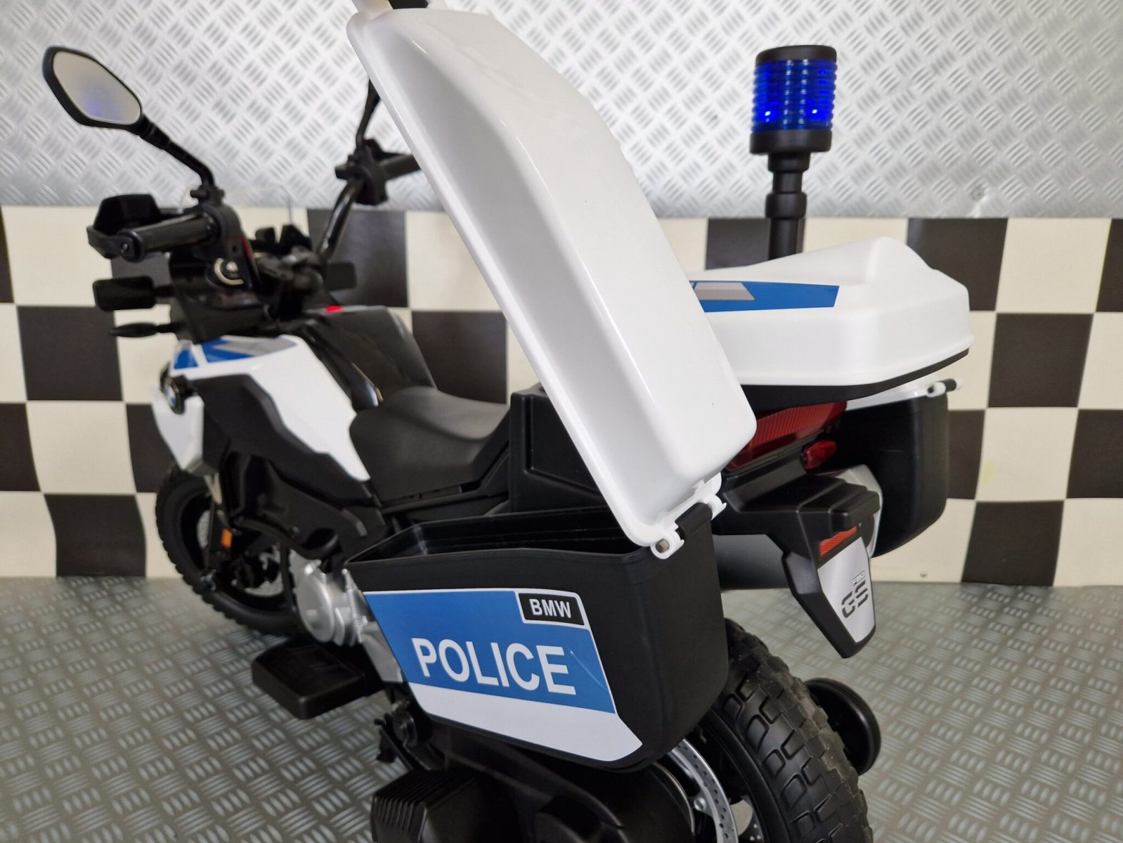 Politie-kinder-motor