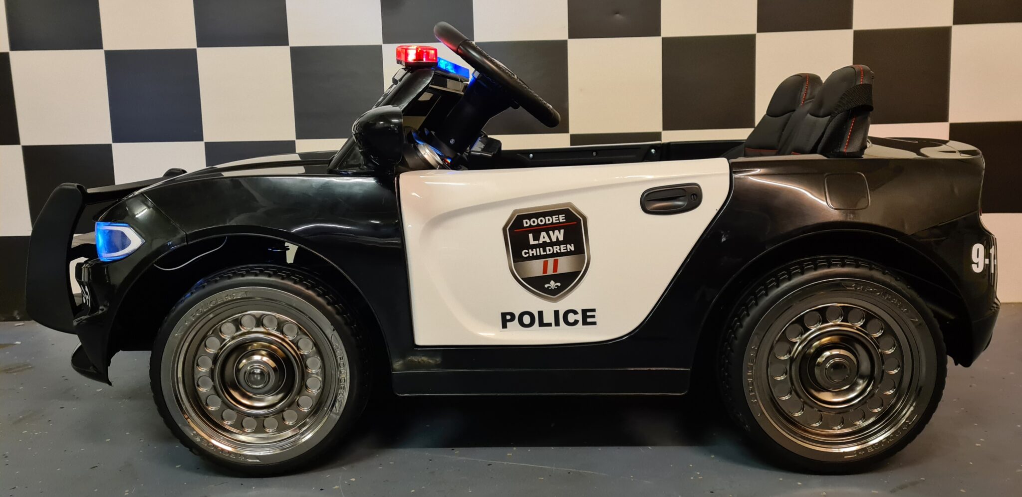 Politie-speelgoedauto