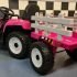 Speelgoed tractor roze