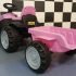 Tractor voor kinderen roze