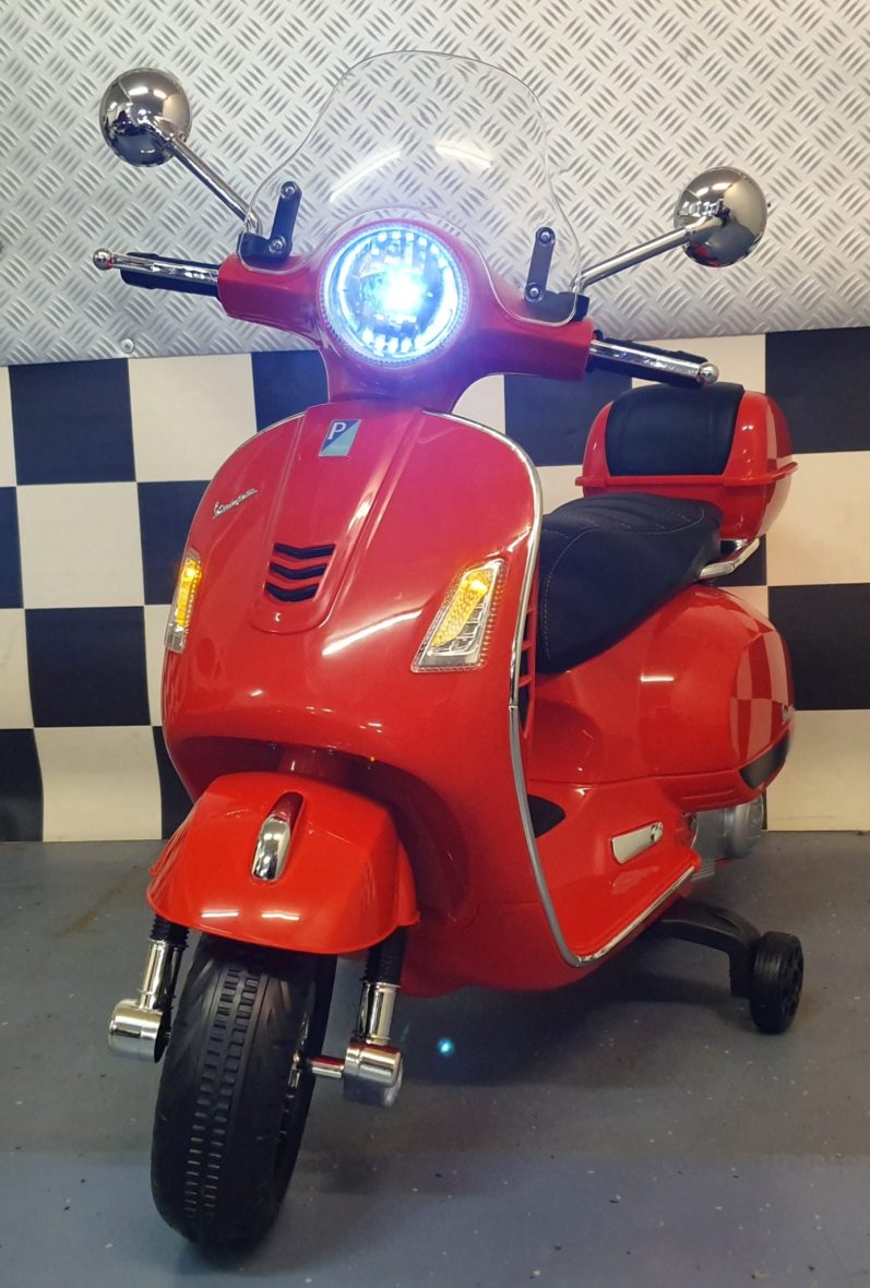 Battery Children’s Scooter Vespa Gts 12 Volts Red