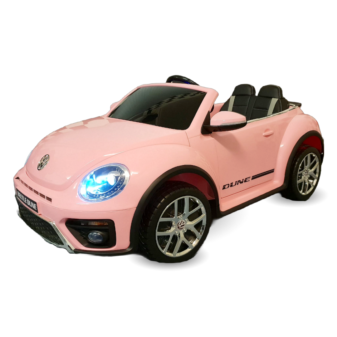 Vw Beetle Electric Children’s Car 12 Volts Pink