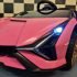 accu speelgoedauto Lamborghini Sian roze