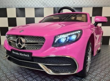 elektrische-kinderauto-mercedes-maybach-roze-1