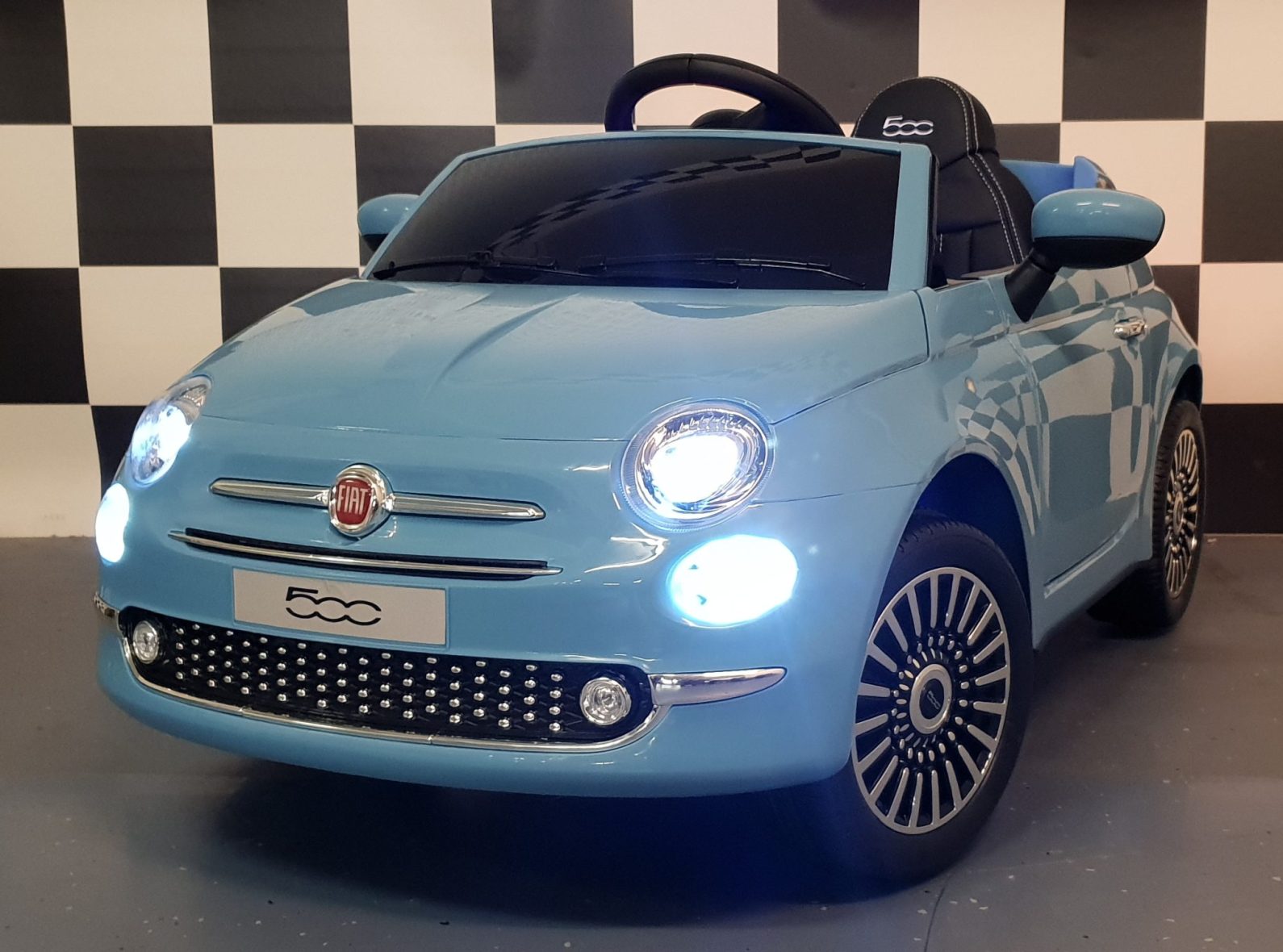 Fiat 500 Electric Children’s Car 12 v Blue