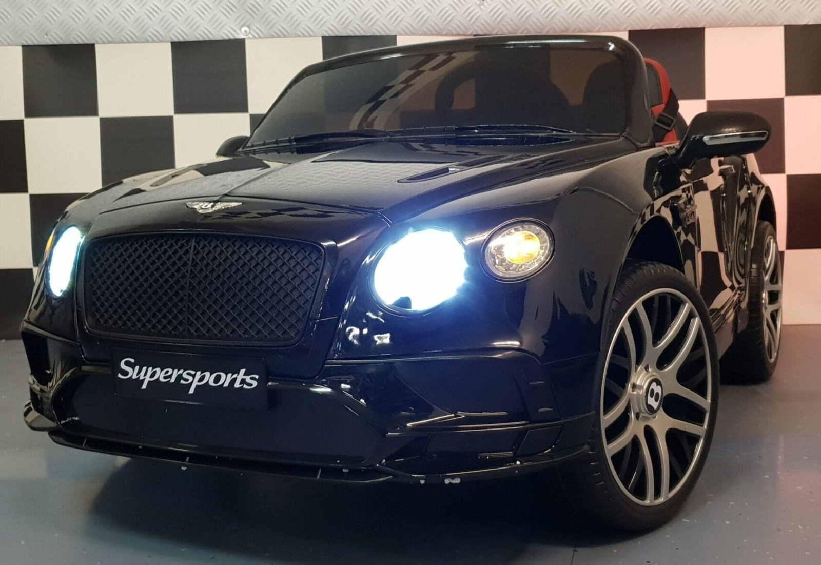 Children’s Battery Car Bentley Continental Remote Control Black