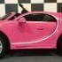 roze accu kinderauto bugatti