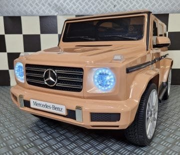 Children's car Mercedes G500 12 volt sandy