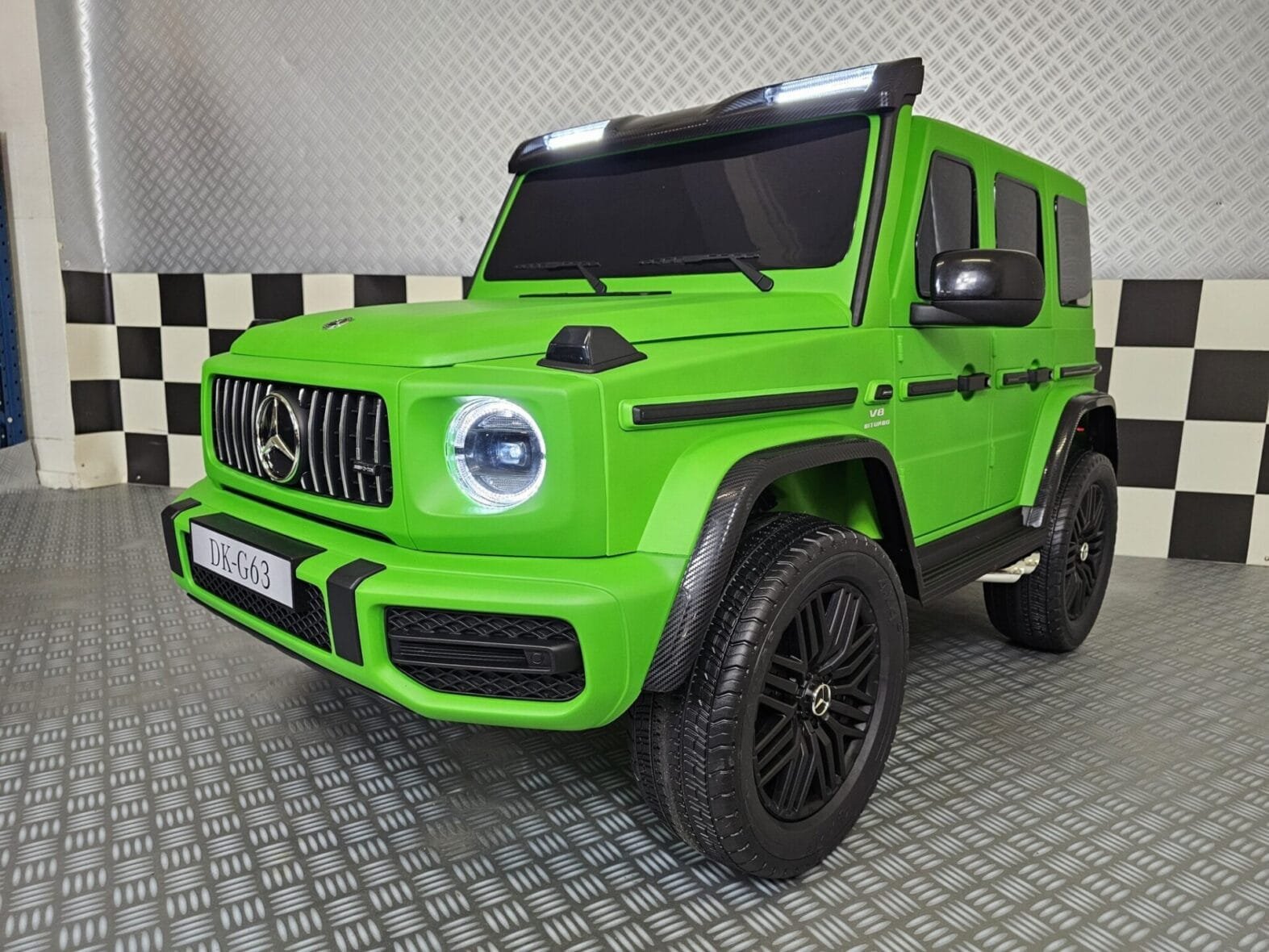 Mercedes G63 AMG 24V Electric Children’s Car – 2-Person, Remote Control, MP3 & USB, Leather Seats