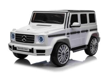 Battery children’s car Mercedes G500 white 12 volts - Main Image