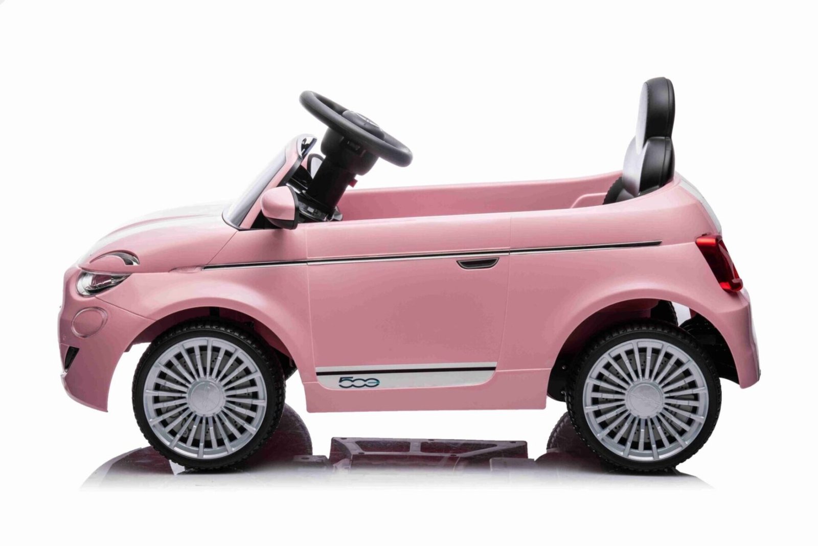 Fiat 500 electric children’s car 12V pink – Gallery Image