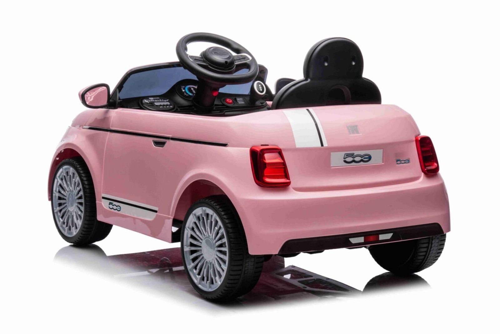 Fiat 500 electric children’s car 12V pink – Gallery Image