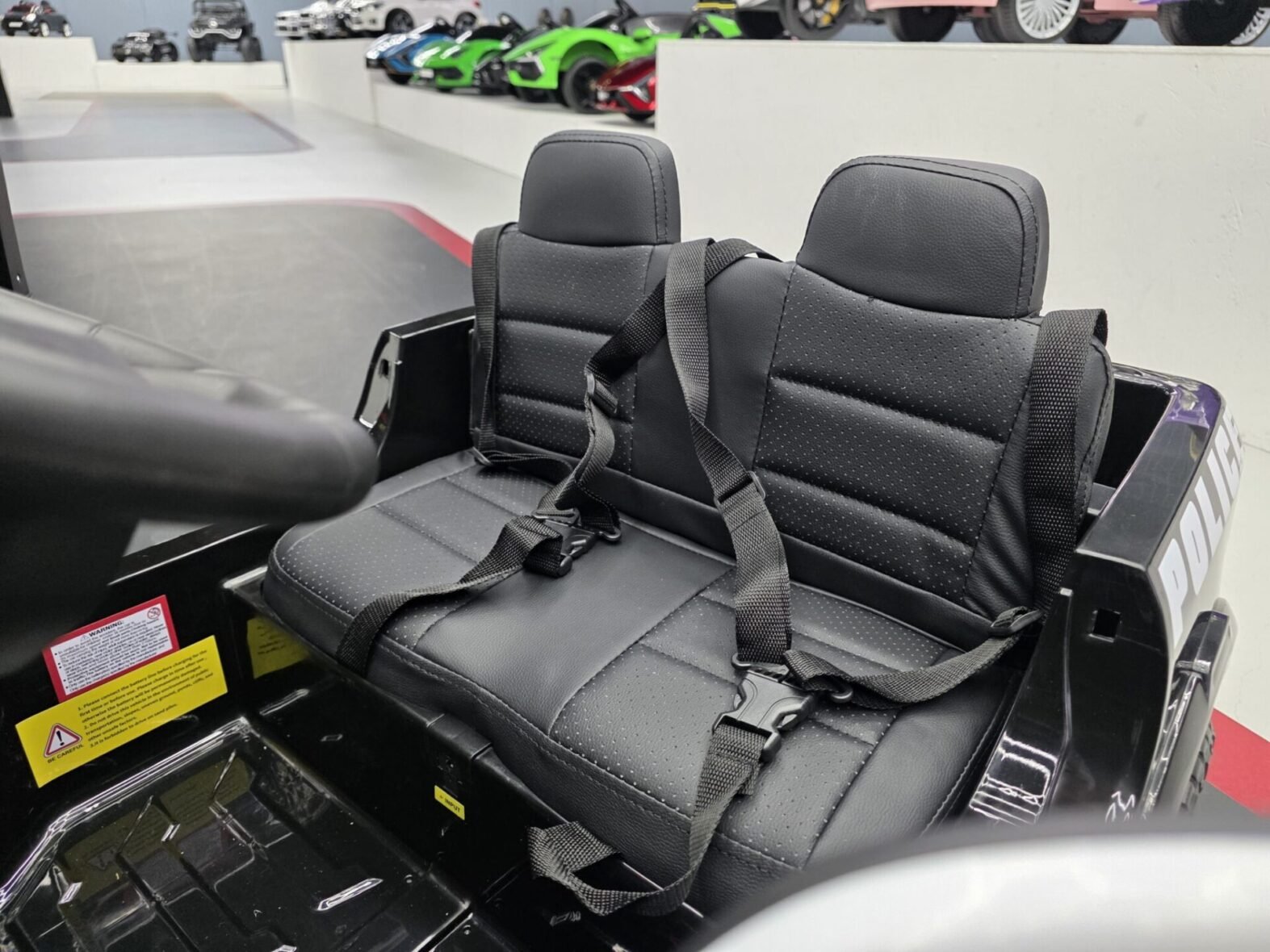 Dodge RAM Police Car Kids Electric Vehicle Full Package