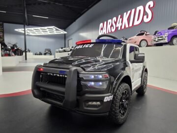 Dodge RAM Police Car 12V Kids Electric Ride-On with Remote Control