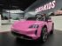 Pink Porsche Taycan 24V kids electric ride-on car for two children