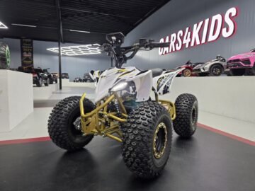 Phantom Gold Pro 48V kids electric quad bike in gold finish