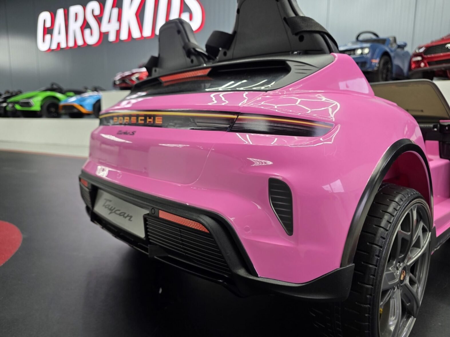 Porsche Taycan 24V kids electric car with remote control