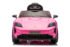 Porsche Taycan kids electric car dashboard with steering wheel and controls