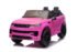 Pink Range Rover Sport 24V electric ride-on car for two children