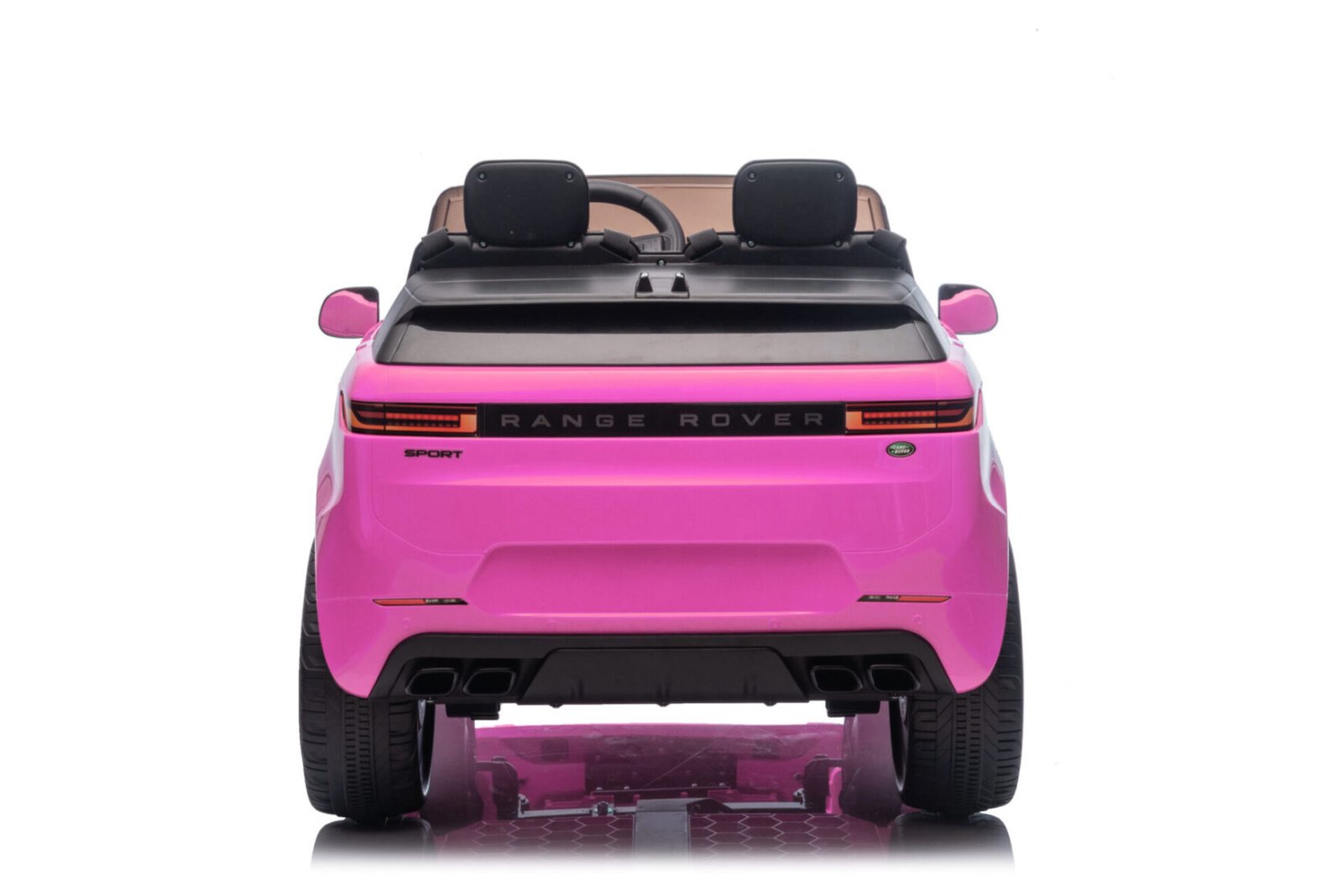 Range Rover Sport 24V pink electric ride-on with LED lights and EVA tyres