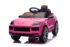 Pink Porsche Cayenne 12V electric ride-on car for kids front view