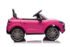 Porsche Cayenne kids electric ride-on pink rear view with lights