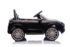 Black Porsche Cayenne electric ride-on car dashboard and steering wheel