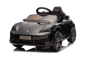 Porsche Taycan 12V kids electric ride-on car in black